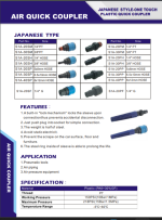 Plastic Quick Coupling (JAPANESE TYPE)