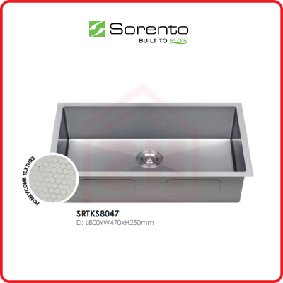 SORENTO UNDERMOUNTED KITCHEN SINK SRTKS8047