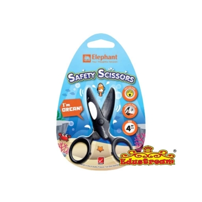 ELP SAFETY SCISSORS CUTIE ANIMAL-ORCA