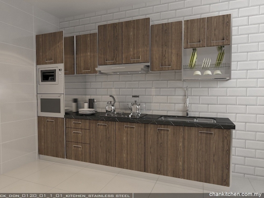 Rekaan 3D Kabinet Dapur