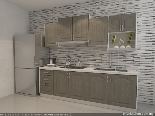 Rekaan 3D Kabinet Dapur