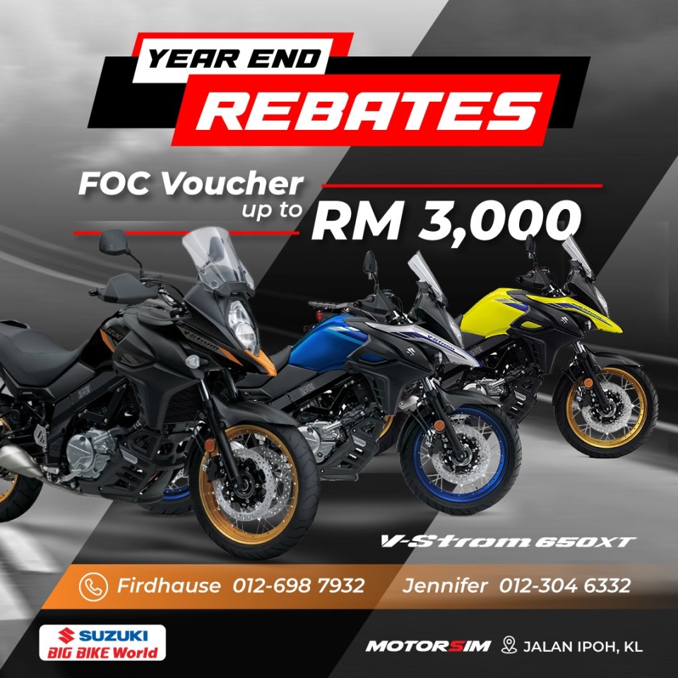 YEAR END PROMO V-STROM 650XT