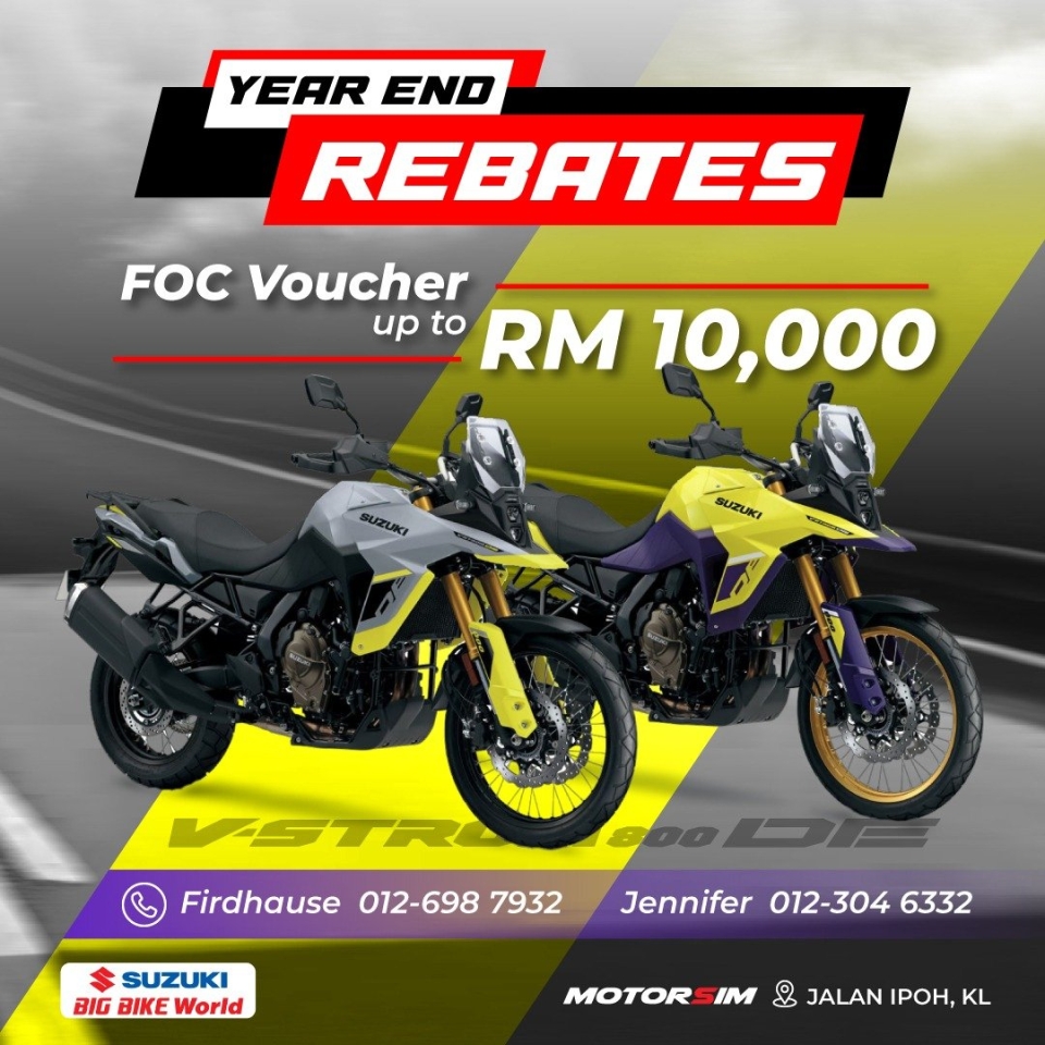 YEAR END PROMO V-STROM 800DE