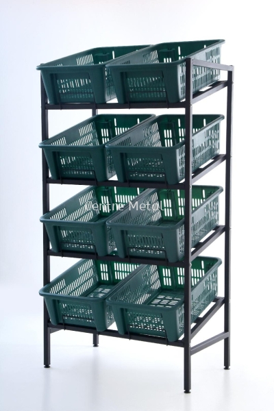 Vege Rack With 8 Basket