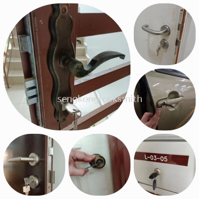 We have door-to-door solutions for customers to solve door lock problems - door lock replacement - mailbox lock replacement - locksmith services - door lock replacement