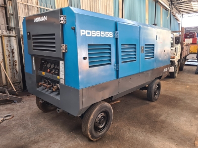 Used Airman PDS655S Portable Air Compressor