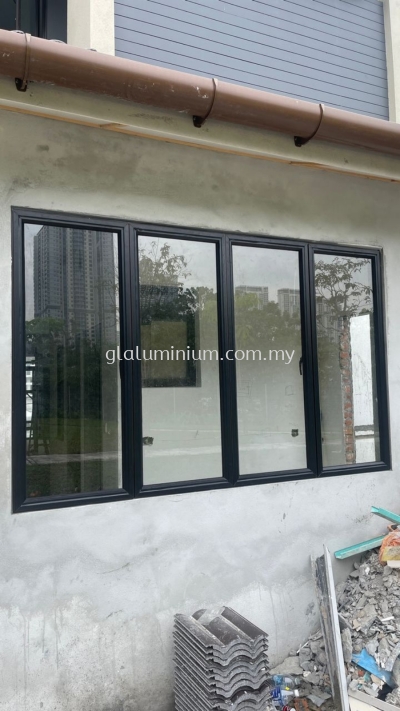 casment window 4 panel @BK 9/D,Bandar Kinrara