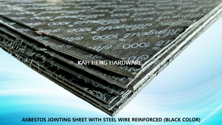 ASBESTOS JOINTING SHEET WITH STEEL WIRE REINFORCED (BLACK COLOR)