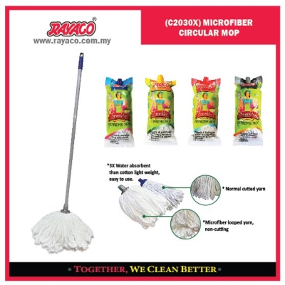 C2030X MICROFIBER CIRCULAR MOP