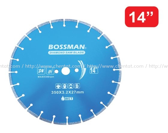 Segmented Cutting Wheel BRCW350A Segmented Cutting Wheel BRCW350A Diamond Cutting Wheel BOSSMAN