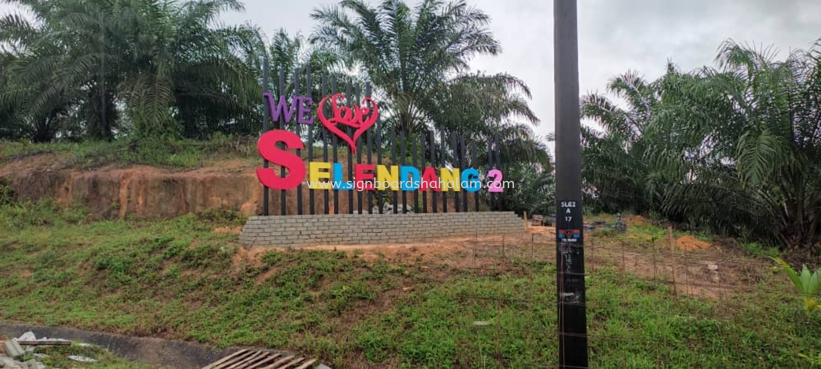 We Love Selendang 2 3D Box Up Signage Signboard at Selendang  Kuala Lumpur(KL), Banting, Shah Alam 3D Supply, Signage.