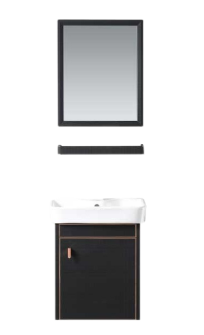 ROCCONI RG 4336A318 SET SSTEEL BASIN CABINET WITH CERAMIC BASIN