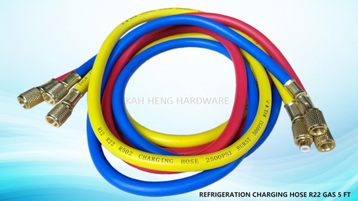 REFRIGERATION CHARGING HOSE R22 GAS 5 FT