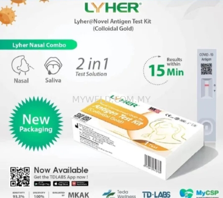 LYHER® Novel Coronavirus (COVID-19) Antigen Test Kit (Colloidal Gold) 