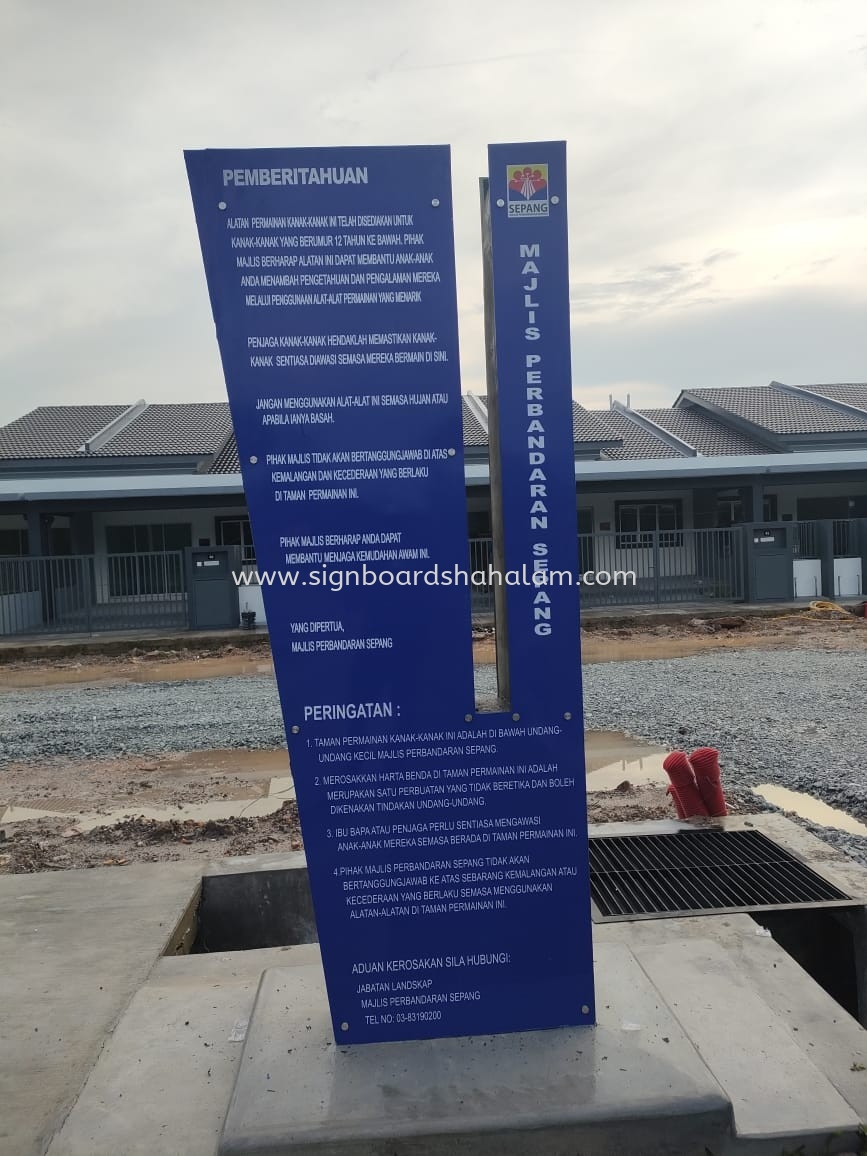 Majlis Perbandaran Sepang Pylon Signage & Signboard KLANG, SELANGOR, KL MALAYSIA SUPPLIER | SUPPLY | MANUFACTURER