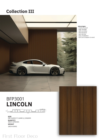 BFP3001 LINCOLN - COLLECTION III - FLUTED WALL PANEL