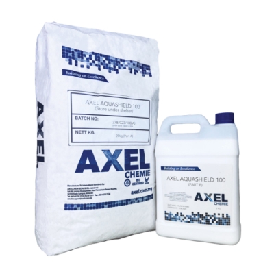 AXEL Aquashield 100/ 100PFGG Double Component Polymeric Waterproofing System - 00408A/ 00408B/ 00408GG/ 00408J