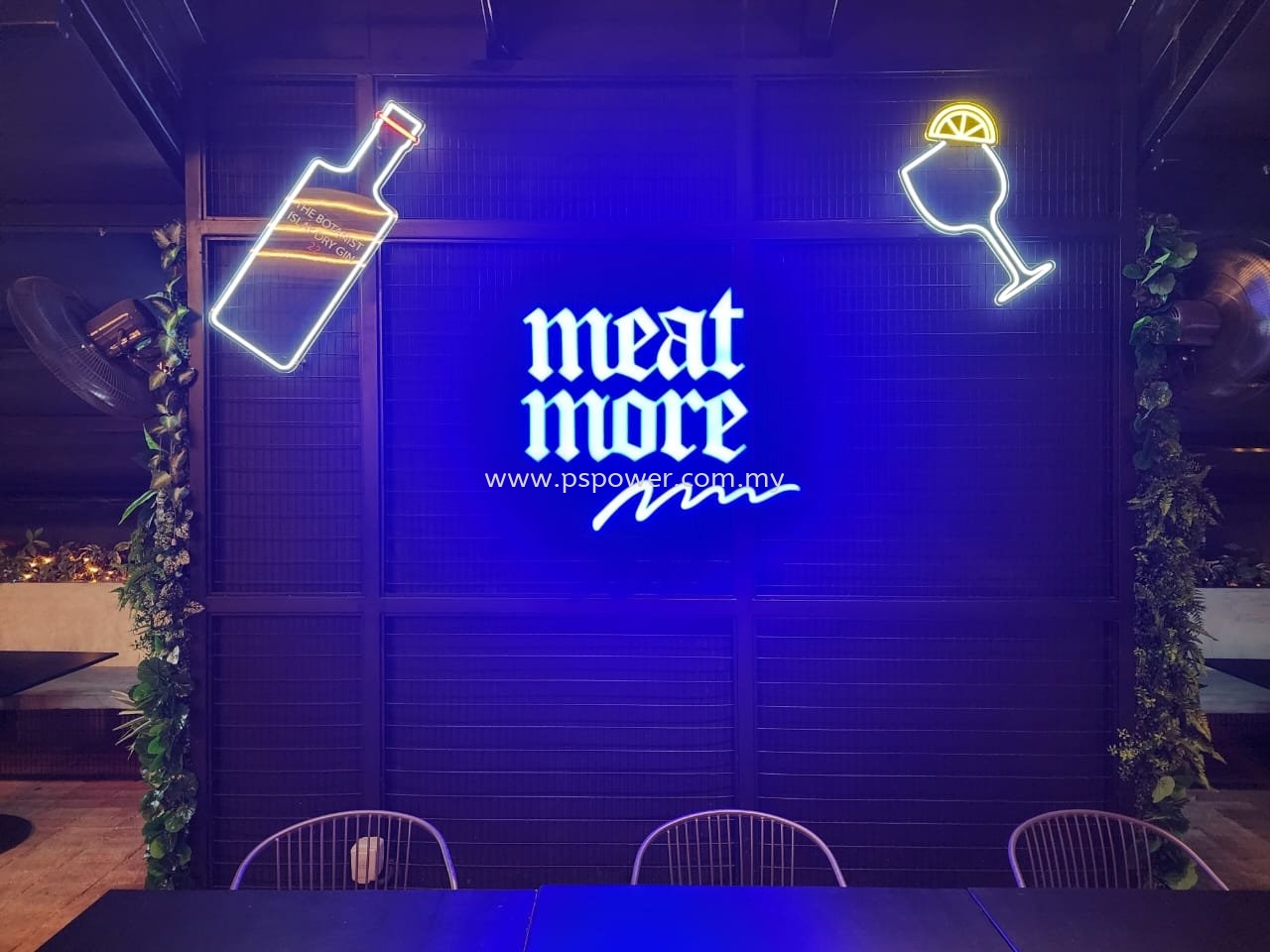 LED neon restaurant signage