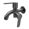 SLINE 5113GC SUS304 Gunmetal Grey Two-Way Tap - 00926E TAPS  SANITARY SLINE