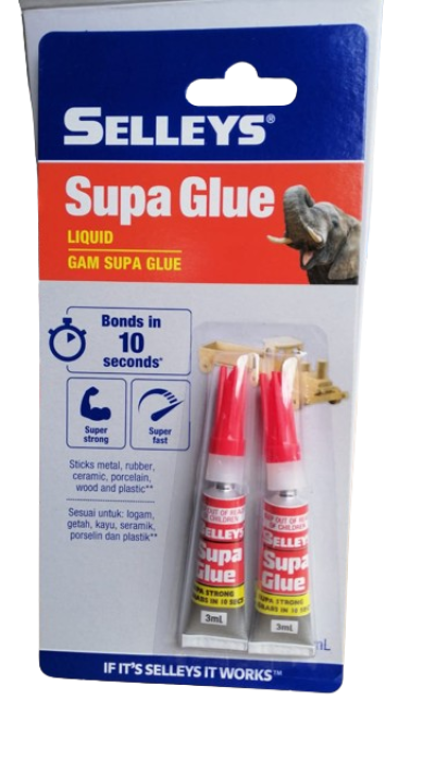 SELLEYS SUPE GLUE TWIN PACK