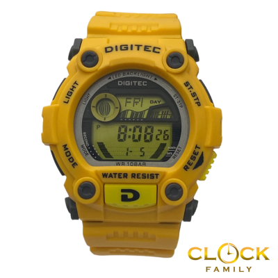 Digitec Yellow Pu Strap Digital Men Watch DG-5900