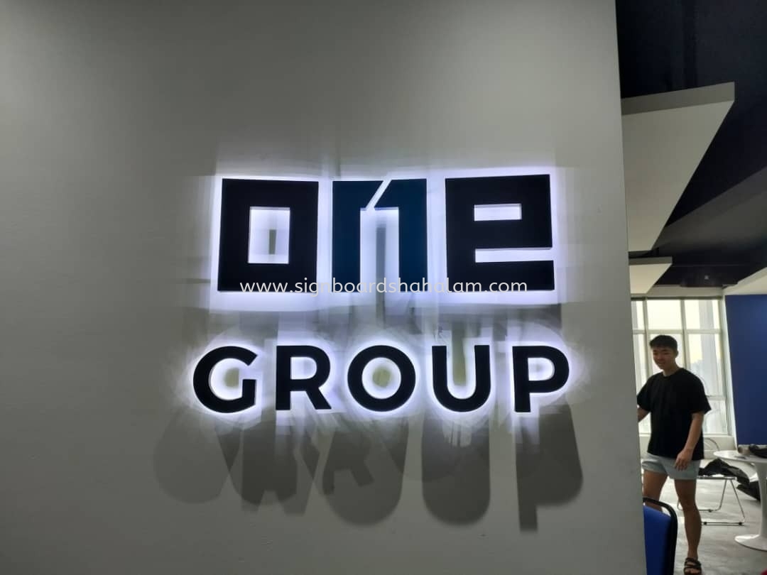 One Group 3D LED Back Light Signage at PUDU, PUNCAK ALAM, PUNCAK JALIL, BUKIT JALIL, SAUJANA IMPIAN, SETIA ALAM, SUNWAY CITY