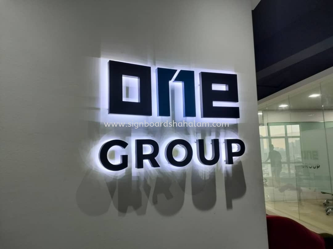 One Group 3D LED Back Light Signage at PUDU, PUNCAK ALAM, PUNCAK JALIL, BUKIT JALIL, SAUJANA IMPIAN, SETIA ALAM, SUNWAY CITY