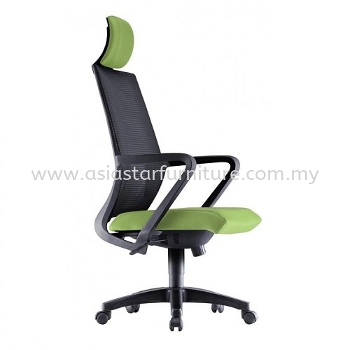 ANGLE KERUSI ERGONOMIK TINGGI | KERUSI PEJABAT MESH BANGSAR SOUTH