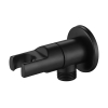 SLINE BLC H6113BC-A Black Angle Valve + Holder - 00925F ANGLE VALVES SANITARY SLINE