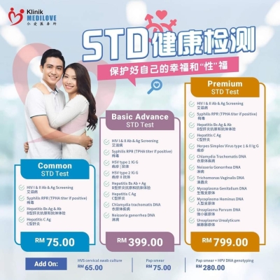 Sexual Transmitted Disease (STD) Test Packages