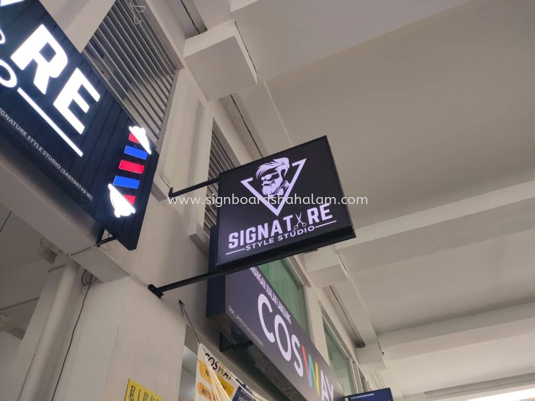 Signature Style Studio Outdoor Double Sided Lightbox at Setia Alam, Subang Jaya, Puchong, KL