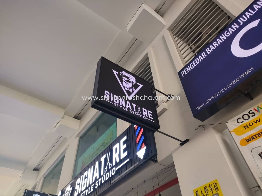 Signature Style Studio Outdoor Double Sided Lightbox at Setia Alam, Subang Jaya, Puchong, KL