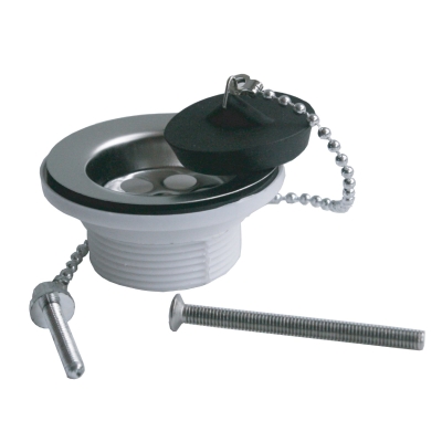 SLINE Sink Waste Trap with Stainless Steel Bolt & Nut (1-1/4 Inches)(1- 1/2 Inches)- 00219R & 00219S