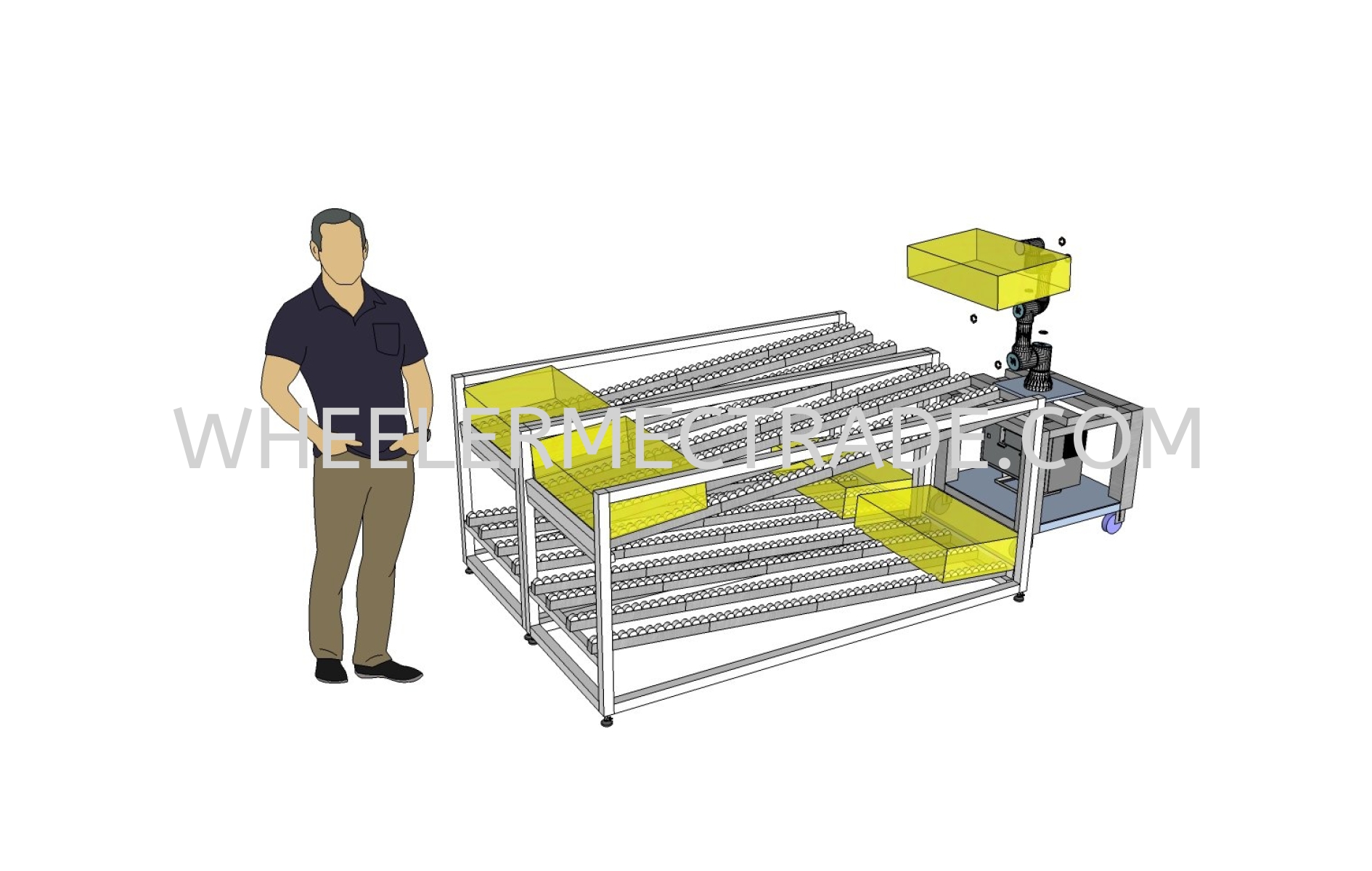 Flow Rack for Plastic Tote Boxes Projects Showcase Design & Build ...