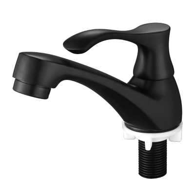 SLINE BLC 4113BC Matte Black Basin Tap - 00925D