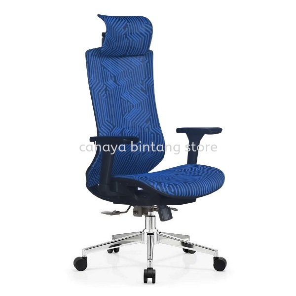 PARIS-SL HIGH BACK ERGONOMIC CHAIR | MESH OFFICE CHAIR MUATIARA DAMANSARA