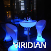 LED Cocktail Table and Chair - 4 LED Furniture - Bar Counter, Table and Chair DGES Series Outdoor Furniture