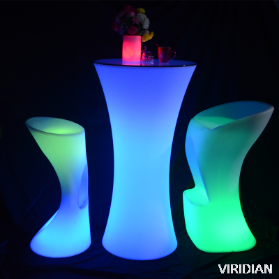LED Cocktail Table and Chair - 2
