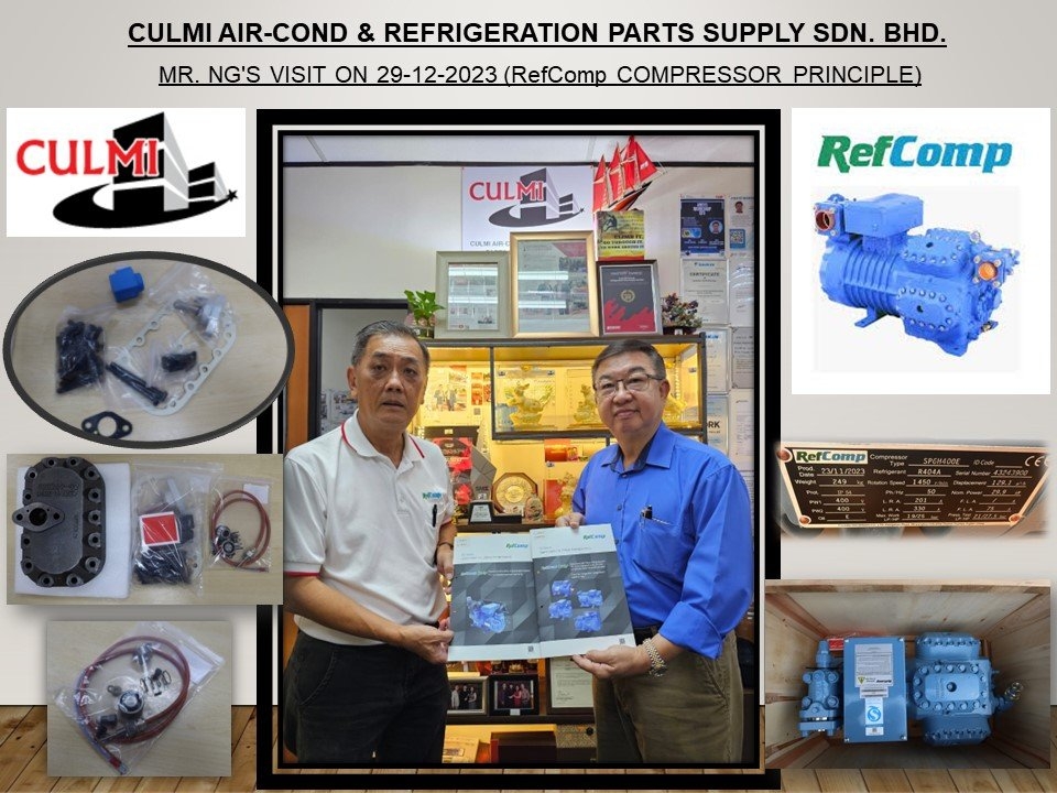 MR. NG'S VISIT ON 29-12-2023 (RefComp COMPRESSOR PRINCIPLE)