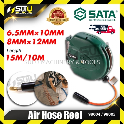 SATA 98004 / 98005 1PCS 15M / 10M 6.5MM x 10MM / 8MM x 12MM Air Hose Reel