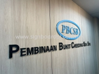 Acrylic sign 3d logo lettering