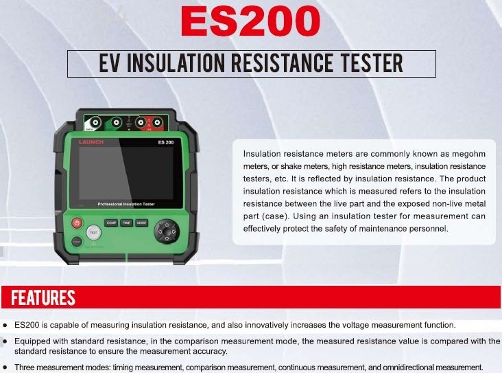 Launch ES200 | EV Insulation Resistance Tester ES200