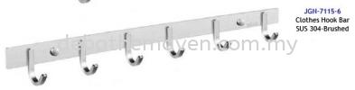 BRAND: JURGEN (JGN7115-6) Hook Bars Bathroom Accessories