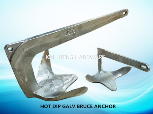 HOT DIP GALV.BRUCE ANCHOR