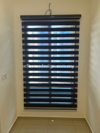 Zebra Blinds Bedroom 