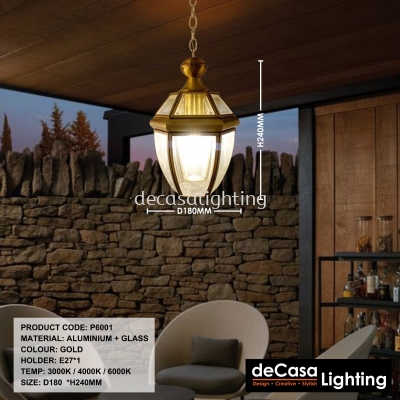 OUTDOOR PENDANT LIGHT (P6001)