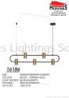 HANGING 16186-5 GU10 Dining Pendant Indoor Pendant Light  Pendant Light