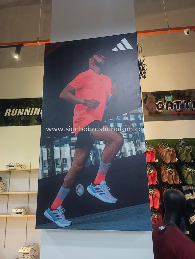 Gatti Sportwear Indoor Fabric Lightbox Signage at Puncak Jalil, Bukit Jalil, Bandar Kinrara, Seri Kembangan, Serdang, Kuala Lumpur.