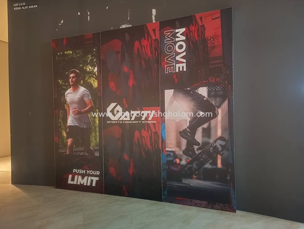 Gatti Sportwear Indoor Fabric Lightbox Signage at Puncak Jalil, Bukit Jalil, Bandar Kinrara, Seri Kembangan, Serdang, Kuala Lumpur.