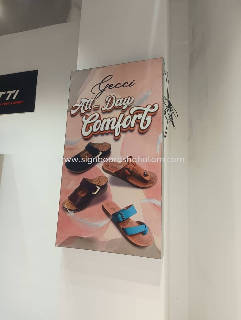 Gatti Sportwear Indoor Fabric Lightbox Signage at Puncak Jalil, Bukit Jalil, Bandar Kinrara, Seri Kembangan, Serdang, Kuala Lumpur.